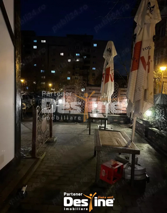 Spatiu comercial 650mp P+1E, terasa deschisa/acoperita, Rahova