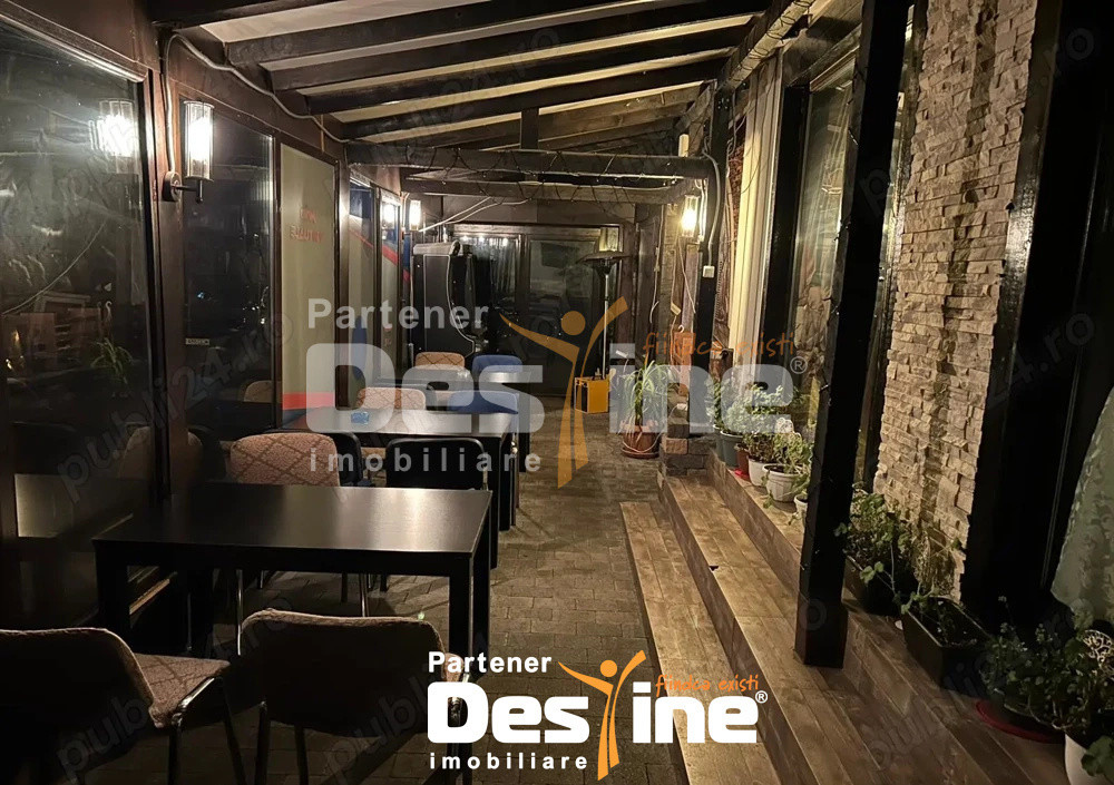 Spatiu comercial 650mp P+1E, terasa deschisa/acoperita, Rahova