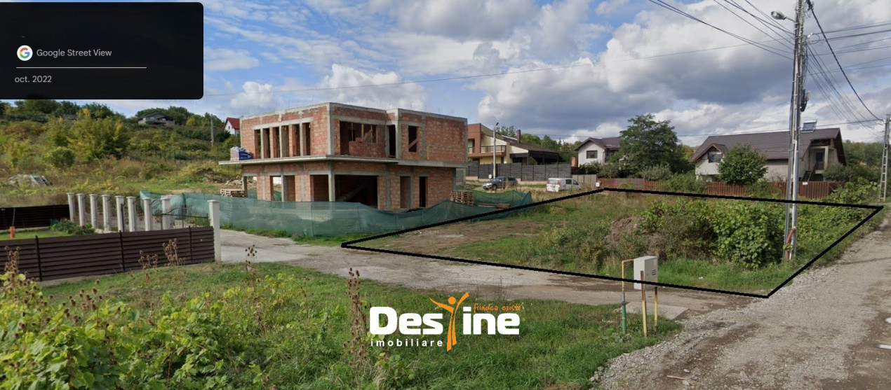 Teren intravilan 420 mp 2 fronturi stradale 20m  Bucium Lidl