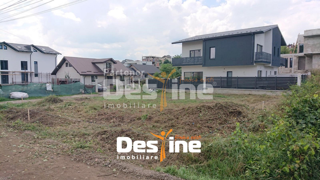 Teren intravilan 420 mp 2 fronturi stradale 20m  Bucium Lidl