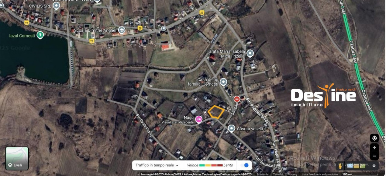  Comision 0%, Cornesti, Miroslava, Teren 1943 mp,  81.606 euro