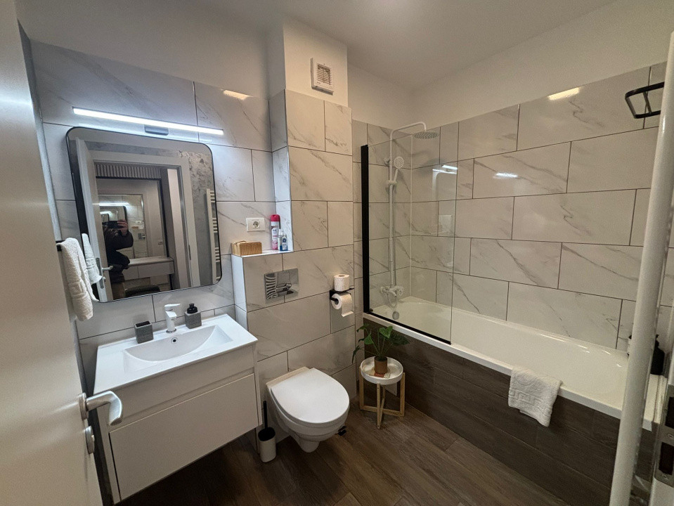 Studio mobilat, utilat calitate PREMIUM cu Balcon și Parcare – Imobil de Vis!