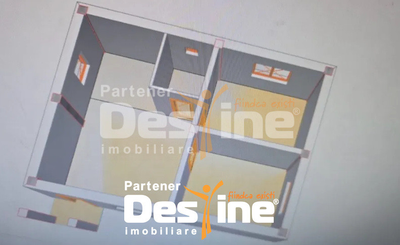 Casa 3 camere la gri + curte proprie, Bragadiru