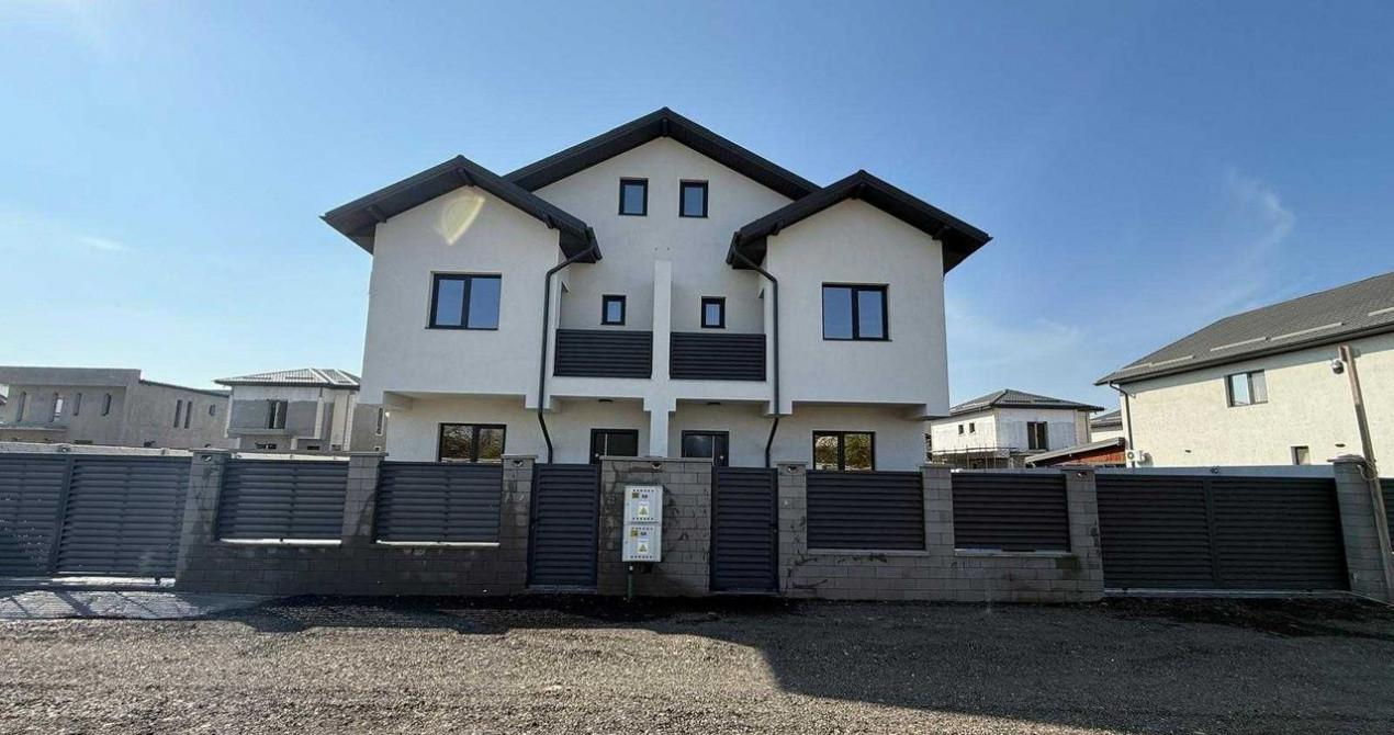 Vila tip duplex, finisaje la alegere, curte, Bragadiru