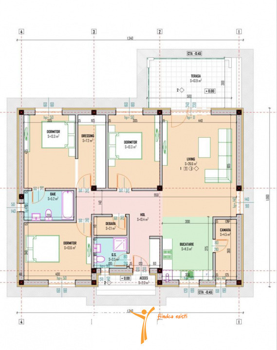 Casa individuala + curte, finisaje la alegere, Magurele