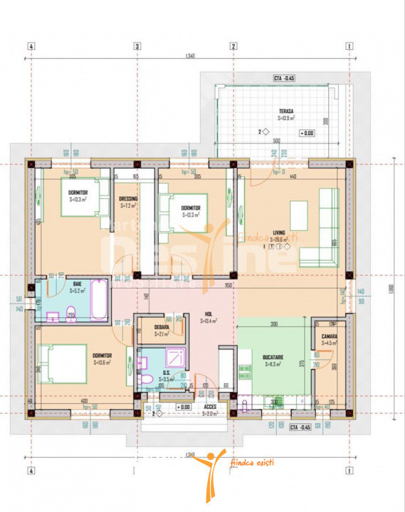 Casa individuala + curte, finisaje la alegere, Magurele