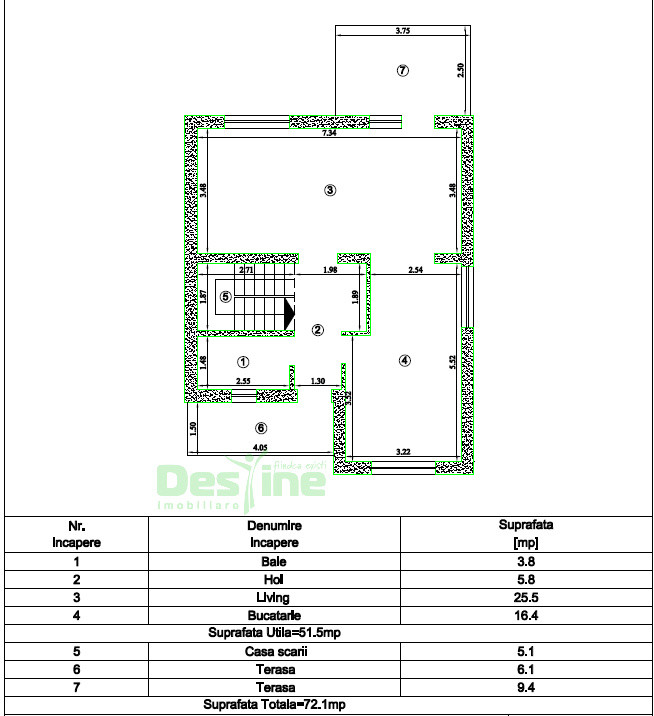  COMISION O %,Miroslava, Casa individuala, P+1+POD, 