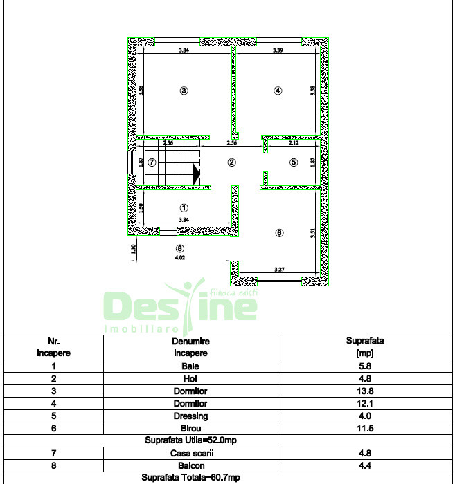  COMISION O %,Miroslava, Casa individuala, P+1+POD, 