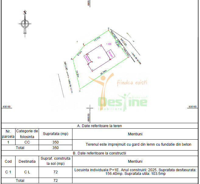  COMISION O %, Miroslava, Casa individuala, P+1+POD, 