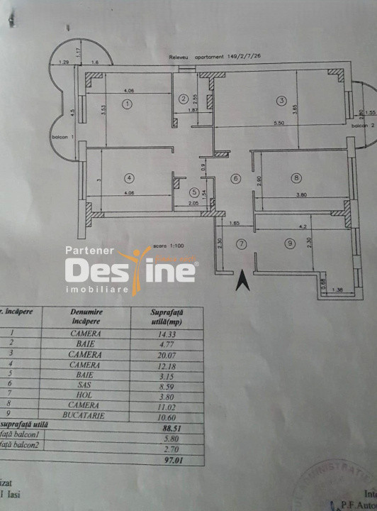 Nicolina - Apartament 4 camere DECOMANDAT 97,01 mp