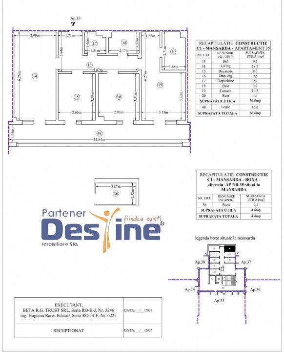 Comision 0% Apartament cu 3 camere decomandat, Pacurari etaj 1