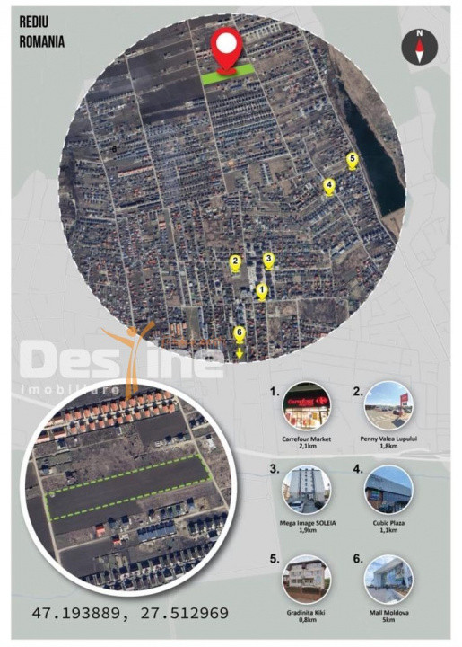 Rediu, teren intravilan 700 mp, platoul Beldiman