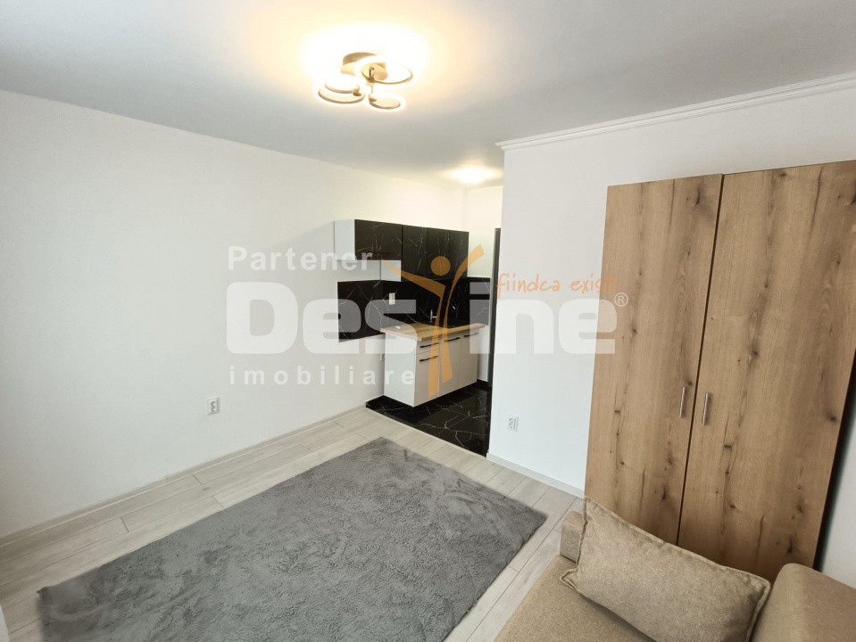 Bularga - Garsonieră 17 mp, etaj 1, renovată complet, bucătărie pe comandă
