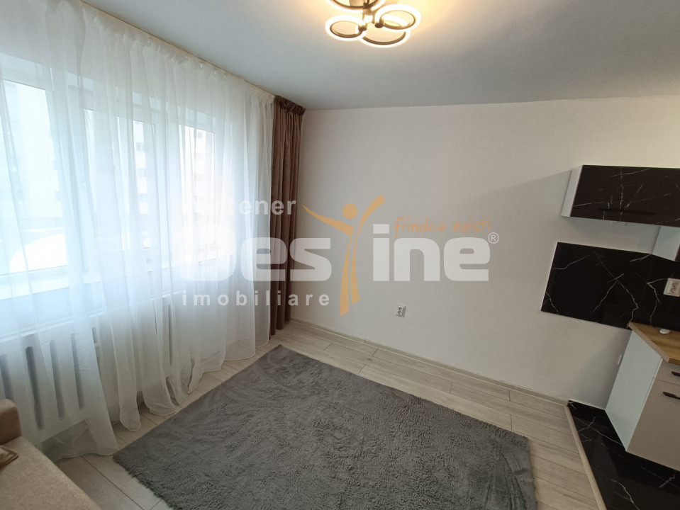 Bularga - Garsonieră 17 mp, etaj 1, renovată complet, bucătărie pe comandă
