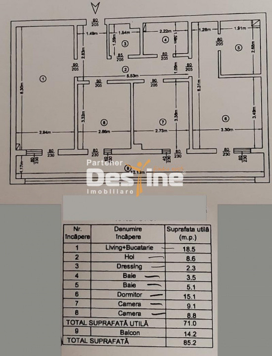 Apartament modern 4 camere, 85 mp, mobilat si utilat, Oscar Rainbow – Păcurari