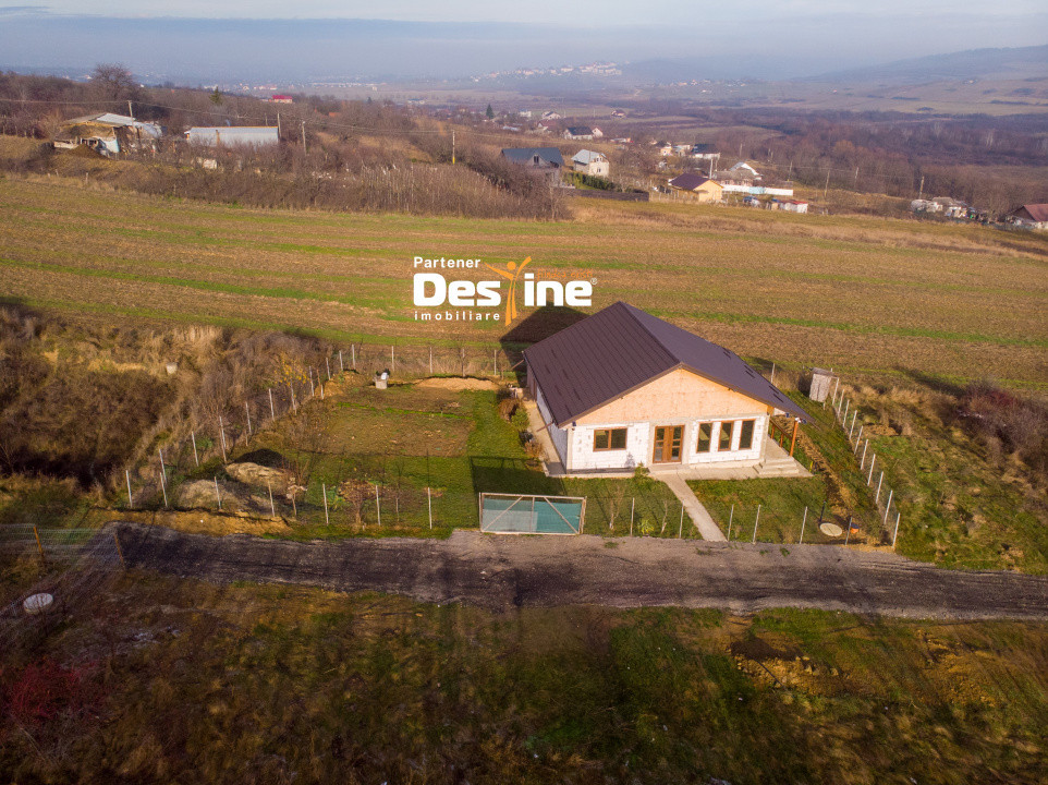 Comision 0% Casă individuală la roșu 75 mp P+POD 570 mp teren canalizare Ciurea 