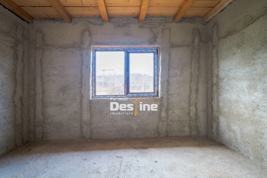 Comision 0% Casă individuală la roșu 75 mp P+POD 570 mp teren canalizare Ciurea 