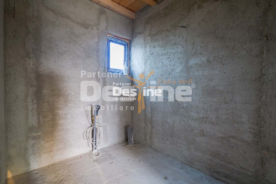 Comision 0% Casă individuală la roșu 75 mp P+POD 570 mp teren canalizare Ciurea 