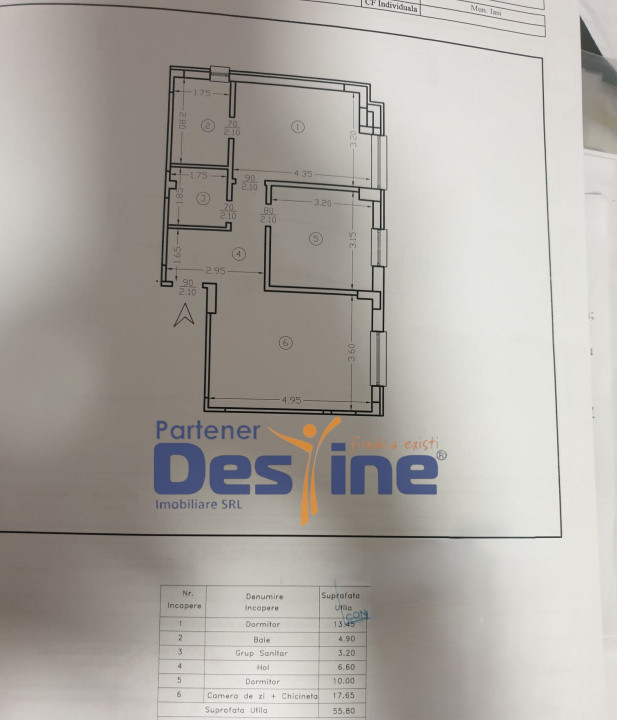 Apartament 3 camere, decomandat, 55 mp, demisol, centrală proprie - zona Baza 3