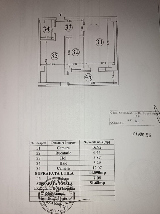CUG - Ideal Residence, Apartament 2 camere 51,68 MP+LOC DE PARCARE