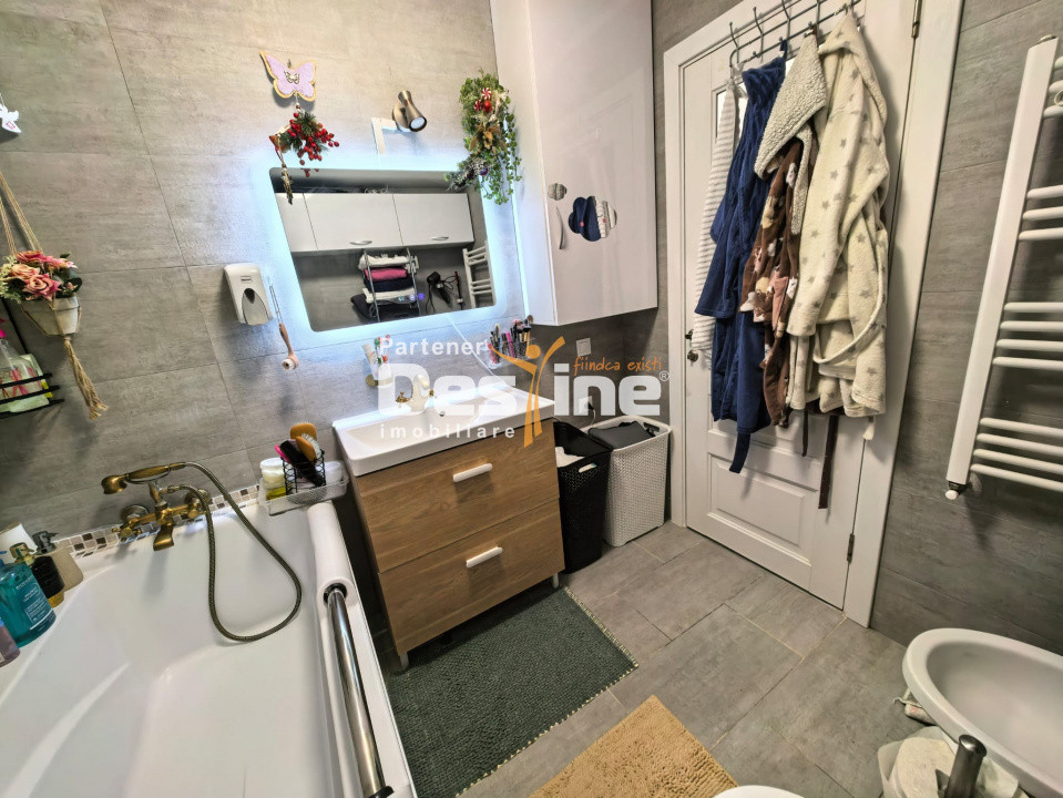 Apartament nou mobilat utilat 2 CD 60 mp loc parcare intabulat Sos. Rediu