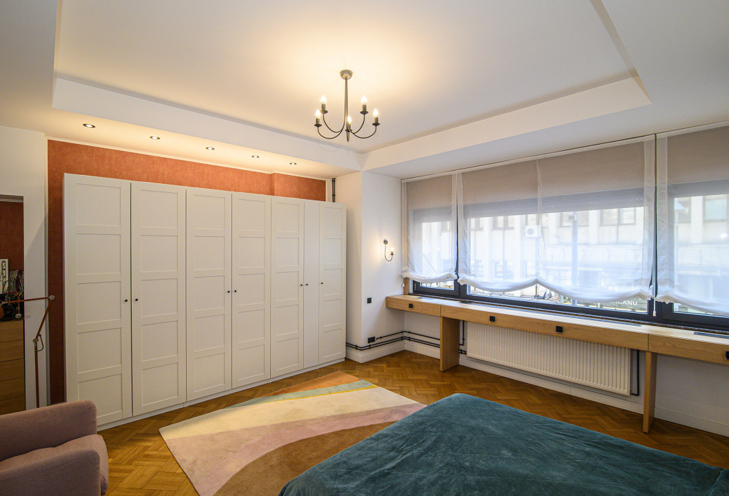 Calea Victoriei | Apartament unic 140 mp, 5 camere | Imobil Art Deco interbelic 