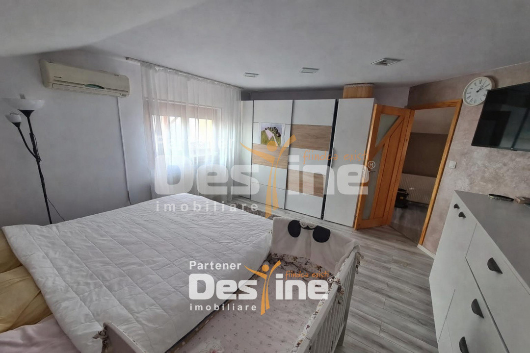 Casa individuala 96,50 mp utili, P+M - 175 mp teren - curte, utilitati- Aviatiei