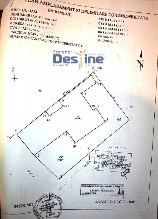 Casa de vanzare Copou-Sadoveanu 156mp + 412 mp teren