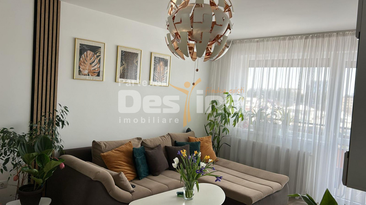 Apartament cu 2 camere mobilat utilat, cu loc de parcare parcare, zona Coresi