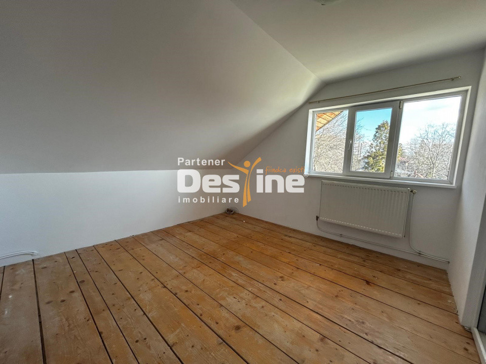 Casă de închiriat Copou 5CD 100MP parter+mansarda+terasa si gradina 700MP