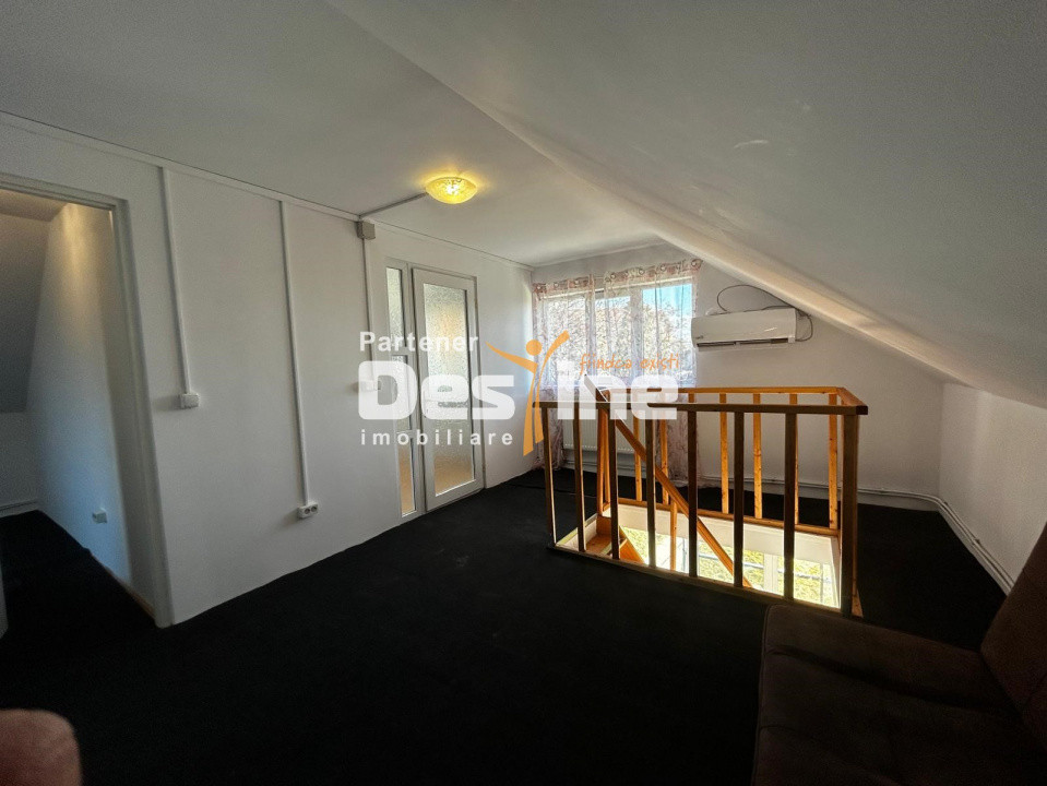 Casă de închiriat Copou 5CD 100MP parter+mansarda+terasa si gradina 700MP