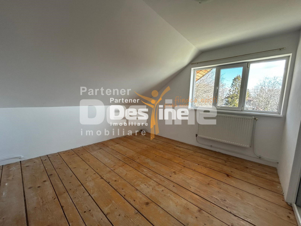 Casă de închiriat Copou 5CD 100MP parter+mansarda+terasa si gradina 700MP