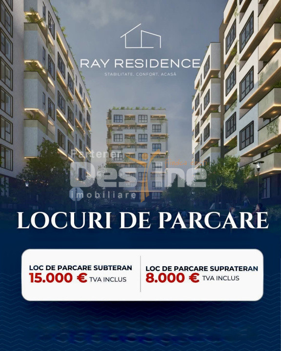 Apartament 3 camere, complex rezidențial 