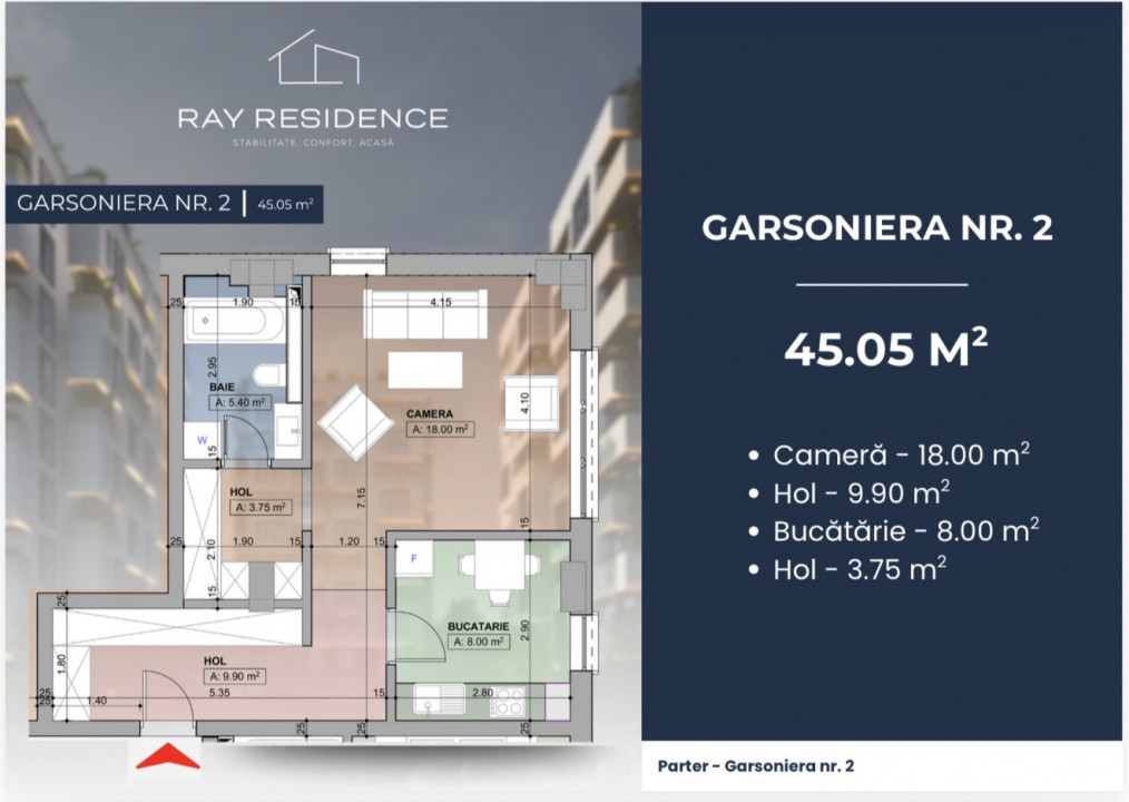 Garsoniera, complex rezidential