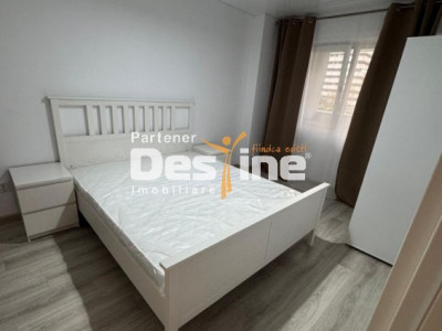 Apartament 2 camere open space complet mobilat si utilat + balcon spatios