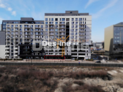 Spatiu Comercial 217 mp parter + 2 parcari la intrare in Cartierul Silk District