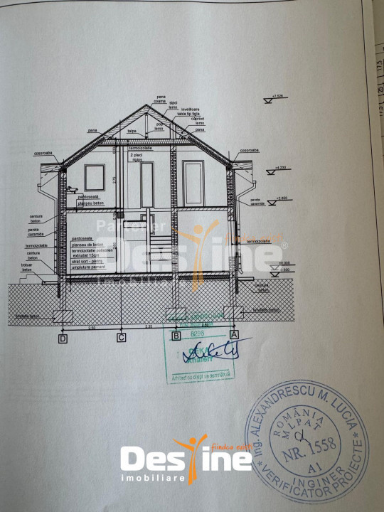 Dobrovăț - Casă la Roșu P+1+Pod 129 mp Utili 1000 mp Teren