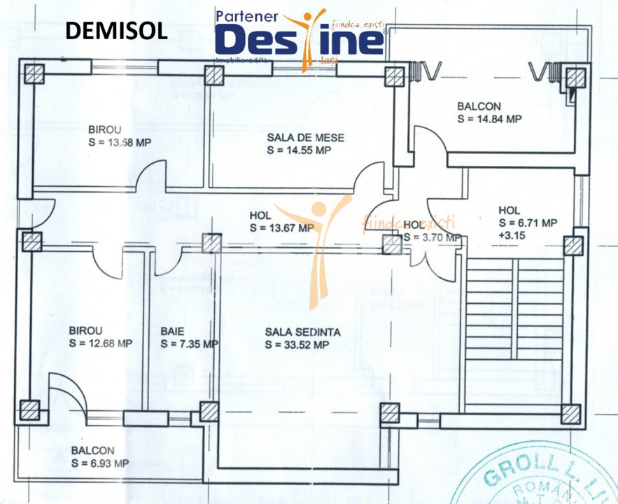 Podu de Fier - Spațiu comercial  D+P+1+M 500 mp UTILI