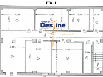 Podu de Fier - Spațiu comercial  D+P+1+M 500 mp UTILI