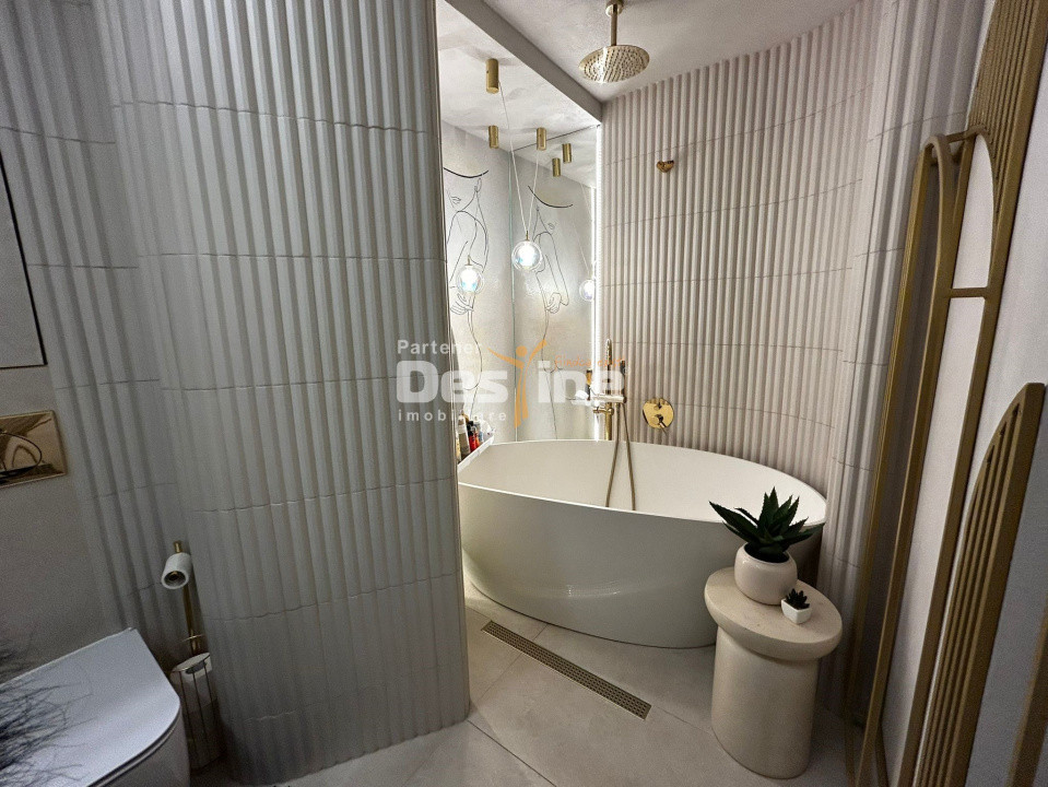 Apartament Copou 2 camere 70 mp mobilat cu parcare subterană și boxă