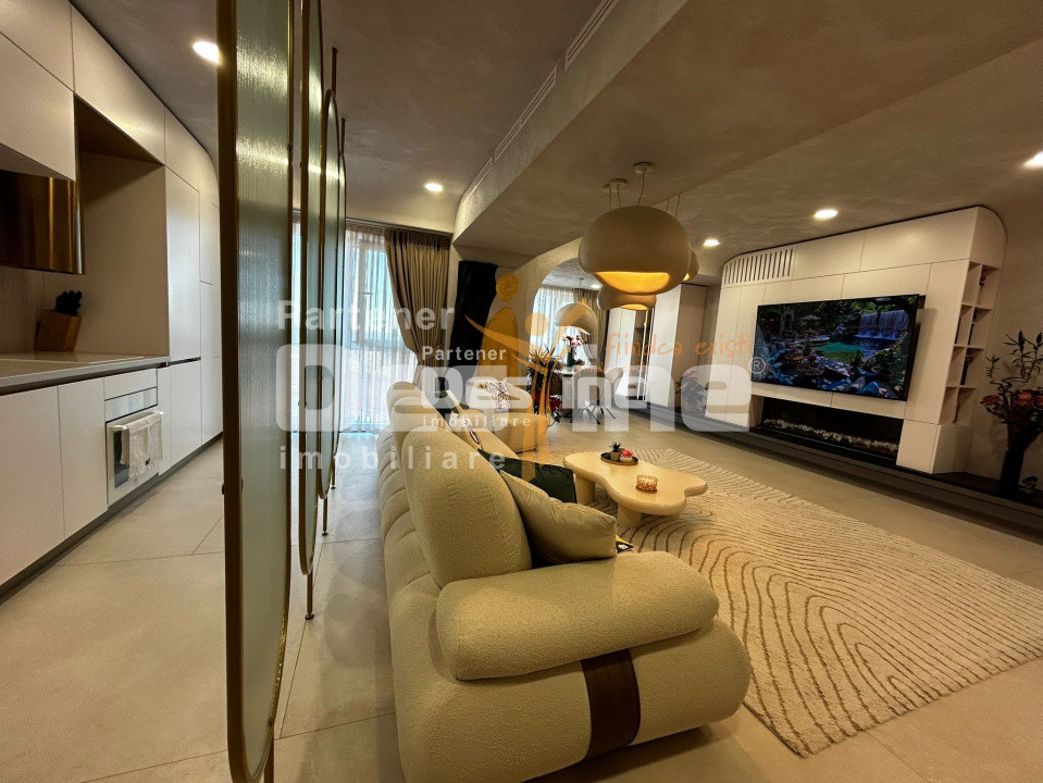 Apartament Copou 2 camere 70 mp mobilat cu parcare subterană și boxă