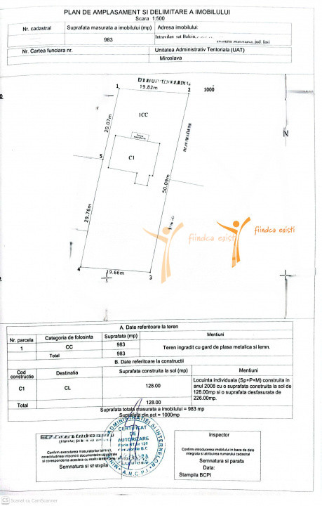 Balciu, Miroslava - Casă individuală P+M 147 mp utili 983 mp Teren