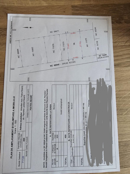 Loturi de Teren Fermelor Strada Plantelor 