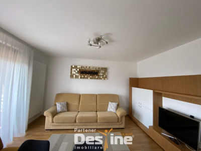 Studio mobilat premium, etaj intermediar, cu balcon si loc de parcare, Tractorul