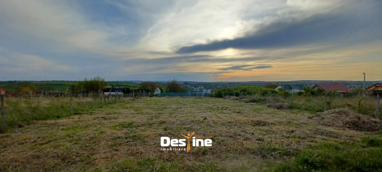 Bârnova - Teren Intravilan 974 Mp, utilitati, drum betonat