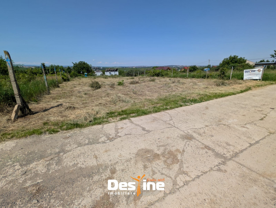 Bârnova - Teren Intravilan 974 Mp, utilitati, drum betonat