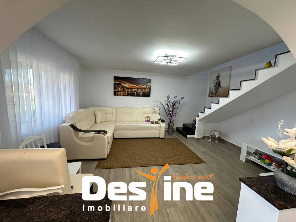 Casă individuală 4 camere 144 mp P+M + teren 429 mp mobilata la asfalt Cornești