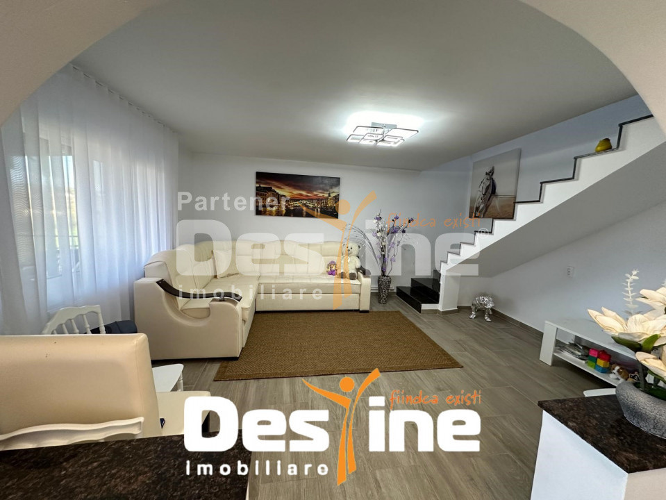 Casă individuală 4 camere 144 mp P+M + teren 429 mp mobilata la asfalt Cornești