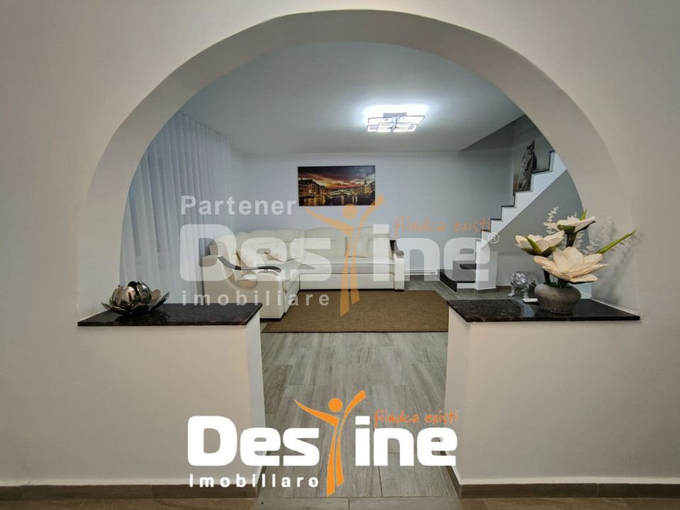 Casă individuală 4 camere 144 mp P+M + teren 429 mp mobilata la asfalt Cornești