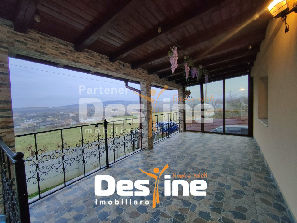 Casă individuală 4 camere 144 mp P+M + teren 429 mp mobilata la asfalt Cornești